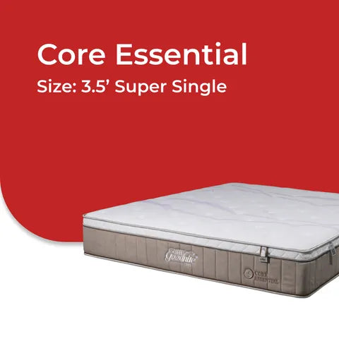 Goodnite Core Essential 5 Zone Pocket Spring Mattress (10 Inch) with Single/ Super Single/ Queen/ King