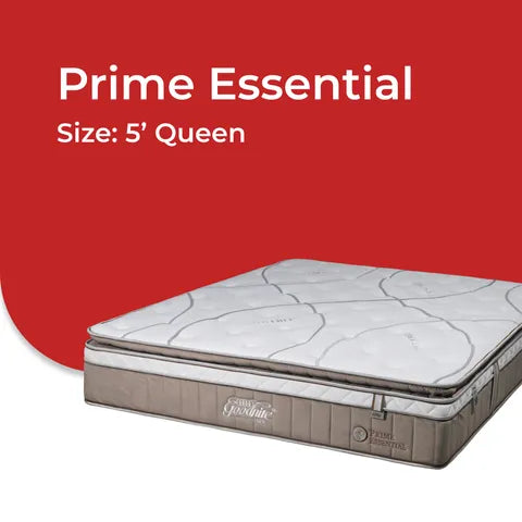 Goodnite Prime Essential Mattress 5 Zone Pocket Spring Mattress (12 Inch) with Single/ Super Single/ Queen/ King