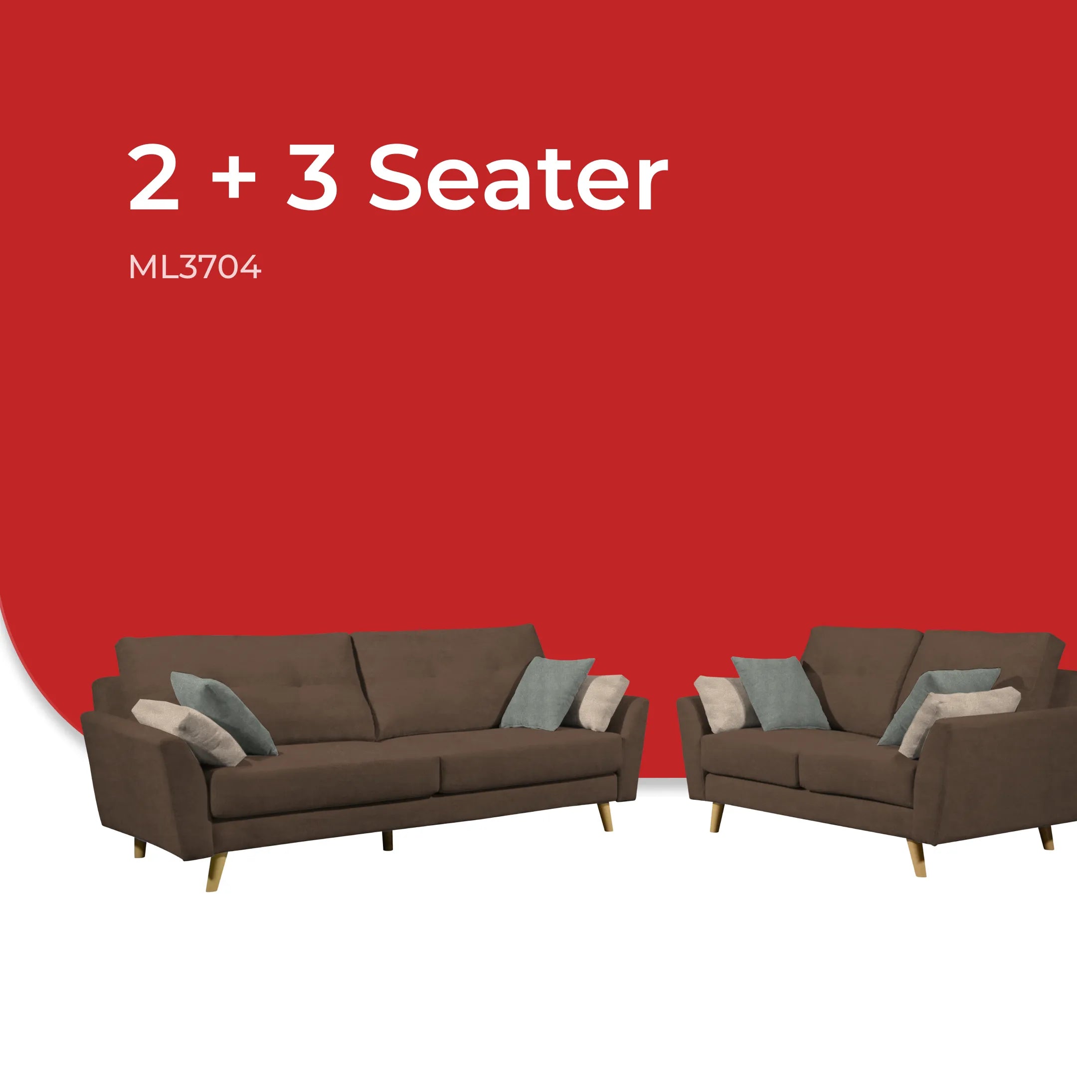 Goodnite Fabric Sofa (ML3704), 1 Seater/ 2 Seater/ 3 Seater/ 2+3 Seater/ 5 Years Warranty