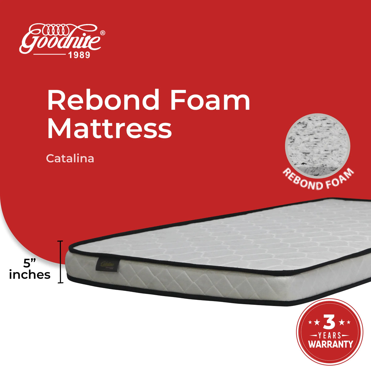 Goodnite Catalina mattress plain product reference image