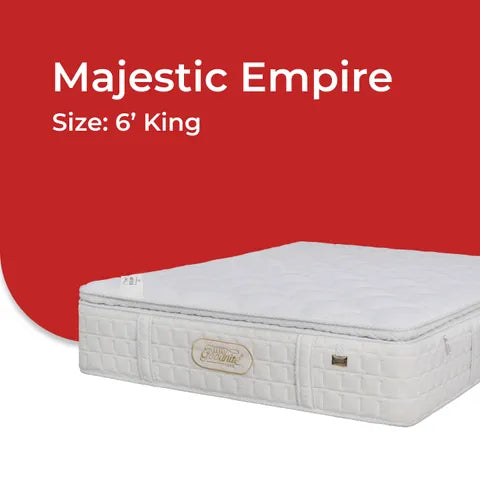 Goodnite Majestic Empire Dual Layer Pocket Spring Mattress (14 Inch) with with Single/ Super Single/ Queen/ King