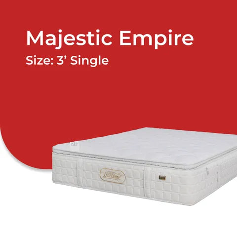 Goodnite Majestic Empire Dual Layer Pocket Spring Mattress (14 Inch) with with Single/ Super Single/ Queen/ King