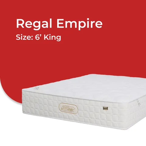 Goodnite Regal Empire Dual Layer Pocket Spring Mattress (12.5 Inch) with with Single/ Super Single/ Queen/ King