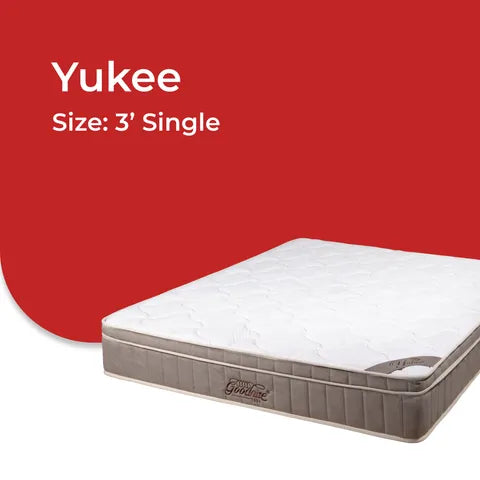 Goodnite Yukee Eco Latex Foam Mattress (10 Inch) with Single/ Super Single/ Queen/ King