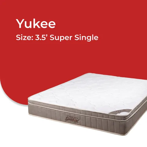 Goodnite Yukee Eco Latex Foam Mattress (10 Inch) with Single/ Super Single/ Queen/ King