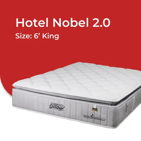 Goodnite Hotel Noble 2.0 5 Zone Pocket Spring Mattress (12.5 Inch) with Single/ Super Single/ Queen/ King