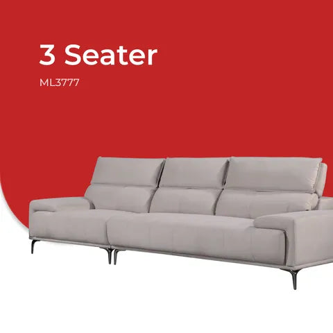 Goodnite Fabric Sofa (ML3777), 1 Seater/ 2 Seater/ 3 Seater/ 3 Seater+ Stool/ 2+3 Seater/ 5 Years Warranty