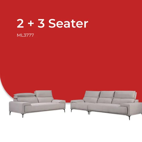 Goodnite Fabric Sofa (ML3777), 1 Seater/ 2 Seater/ 3 Seater/ 3 Seater+ Stool/ 2+3 Seater/ 5 Years Warranty