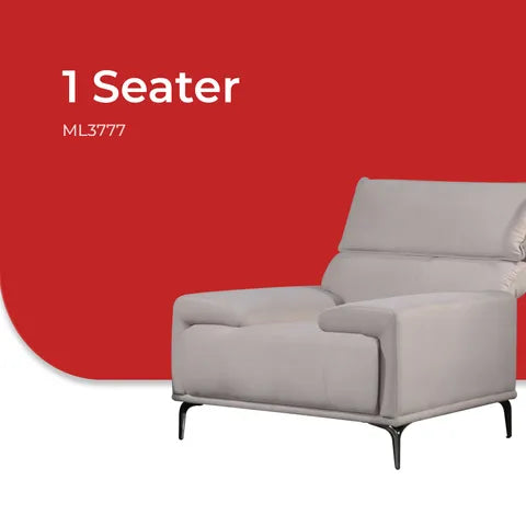 Goodnite Fabric Sofa (ML3777), 1 Seater/ 2 Seater/ 3 Seater/ 3 Seater+ Stool/ 2+3 Seater/ 5 Years Warranty