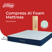 Goodnite Eazy Dream Compress Premier Density Foam Mattress (9 Inch) with Single/ Super Single/ Queen/ King