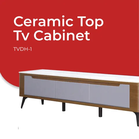 Goodnite Living Set, Ceramic Top TV Cabinet + Coffee Table
