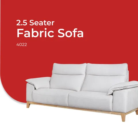 Goodnite Fabric Sofa (4022), L-Shape/ 1 Seater/ 2 Seater/ 2.5 Seater/ 2+2.5 Seater, 5 Years Warranty