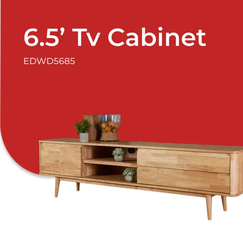 Goodnite  6.5' Solid Wood TV Cabinet/ Coffee Table/ Display Cabinet/ Side Board