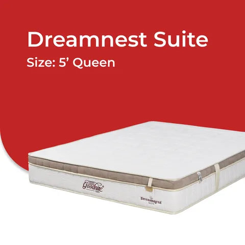 Goodnite Dreamnest Suite 5 Zone Pocket Spring Mattress (10 Inch) with Single/ Super Single/ Queen/ King