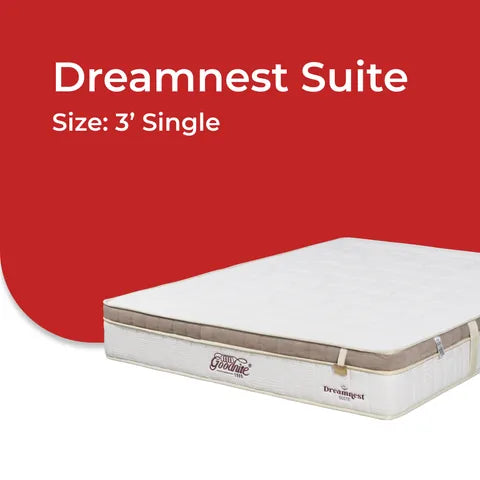 Goodnite Dreamnest Suite 5 Zone Pocket Spring Mattress (10 Inch) with Single/ Super Single/ Queen/ King