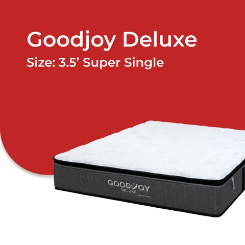 Goodnite Goodjoy Deluxe 5 Zone Pocket Spring Mattress (12.5 Inch) with Single/ Super Single/ Queen/ King