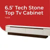 Goodnite Living Set, 6.5FT Tech Stone Top TV Cabinet + Coffee Table