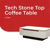 Goodnite Living Set, 6.5FT Tech Stone Top TV Cabinet + Coffee Table