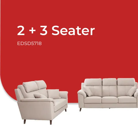 Goodnite Fabric Sofa (EDSD5718), 2 Seater/ 3 Seater/ 2+3 Seater/ 5 Years Warranty