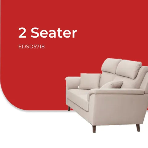 Goodnite Fabric Sofa (EDSD5718), 2 Seater/ 3 Seater/ 2+3 Seater/ 5 Years Warranty