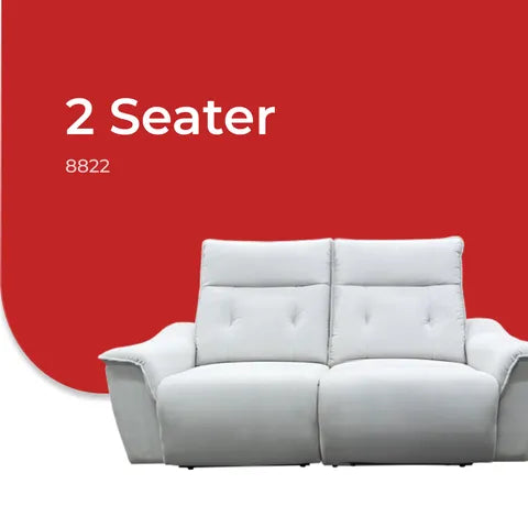 Goodnite Recliner Sofa (8822), 1 Seater Recliner/ 2 Seater Recliner / 3 Seater Recliner/ 3 Seater +2 Power Recyliner, 5 Years Warranty