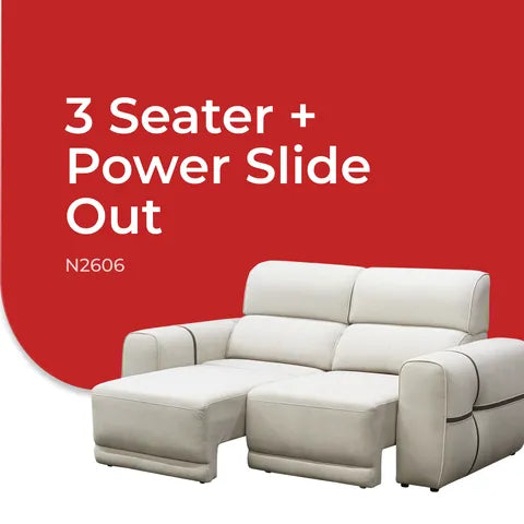 Goodnite Seat Power Slide Out Sofa (N2606), 5 Years Warranty