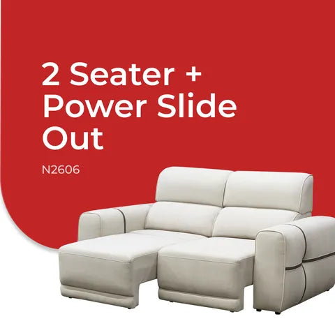 Goodnite Seat Power Slide Out Sofa (N2606), 5 Years Warranty