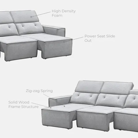 Goodnite Seat Power Slide Out Sofa (N2605), 5 Years Warranty