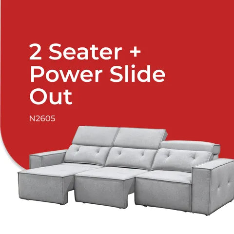 Goodnite Seat Power Slide Out Sofa (N2605), 5 Years Warranty