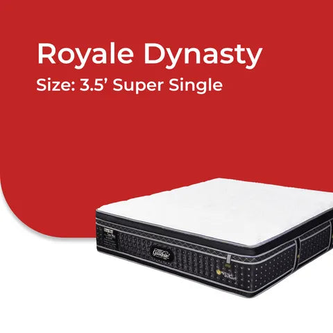 Goodnite Royale Dynasty Dual Layer Pocket Spring Mattress (16.5 Inch) with Single/ Super Single/ Queen/ King (Available Various Firmness Options)