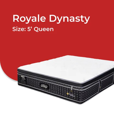 Goodnite Royale Dynasty Dual Layer Pocket Spring Mattress (16.5 Inch) with Single/ Super Single/ Queen/ King (Available Various Firmness Options)