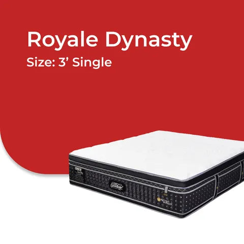 Goodnite Royale Dynasty Dual Layer Pocket Spring Mattress (16.5 Inch) with Single/ Super Single/ Queen/ King (Available Various Firmness Options)