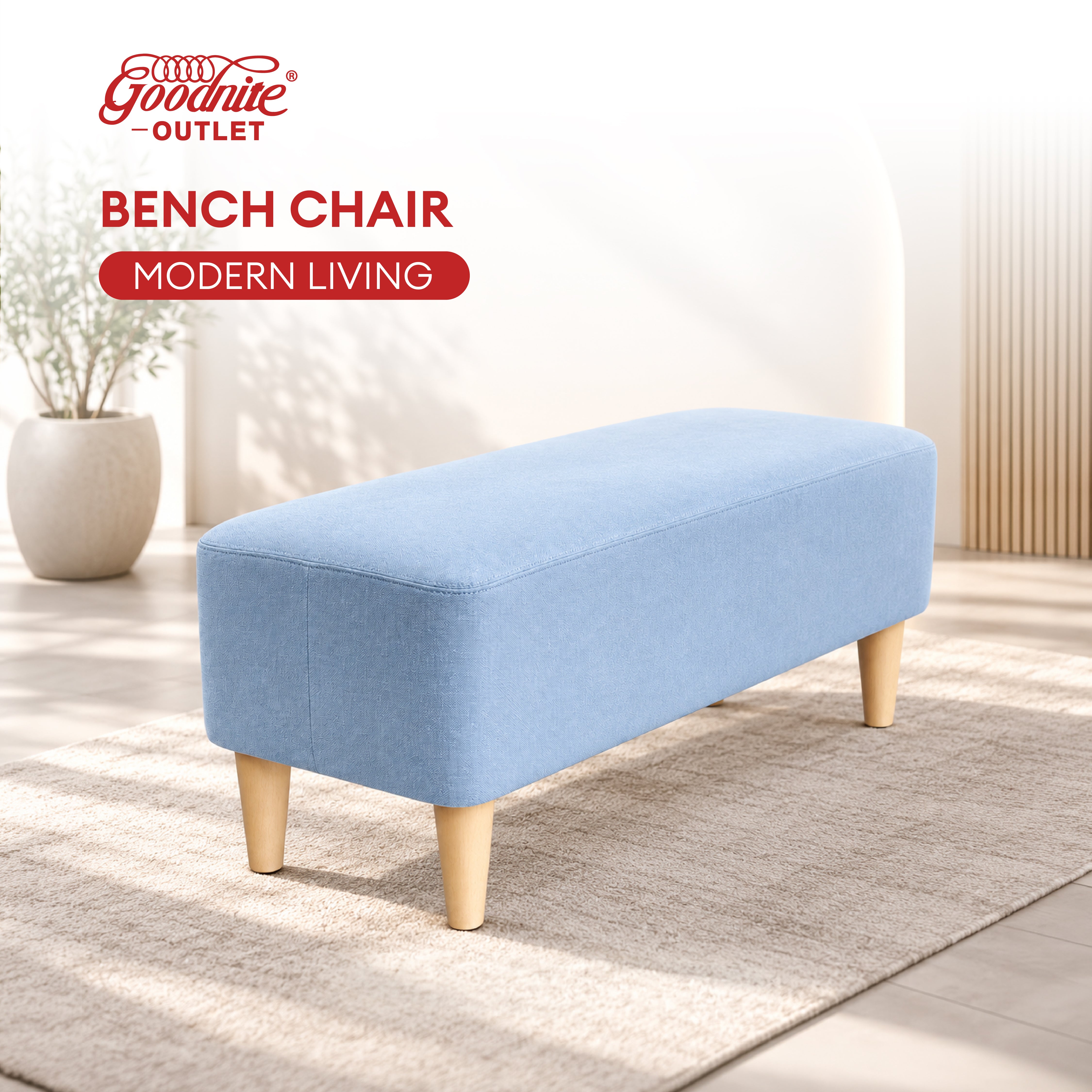 BC104 Bench Chair (Buy 1 Free 1)