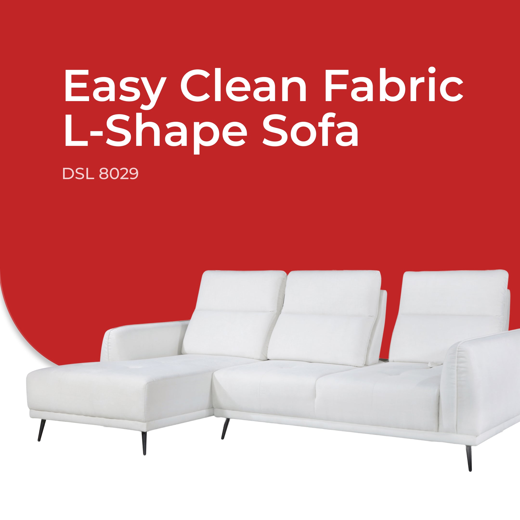 Goodnite Fabric L-Shape (DSL8029), 5 Years Warranty