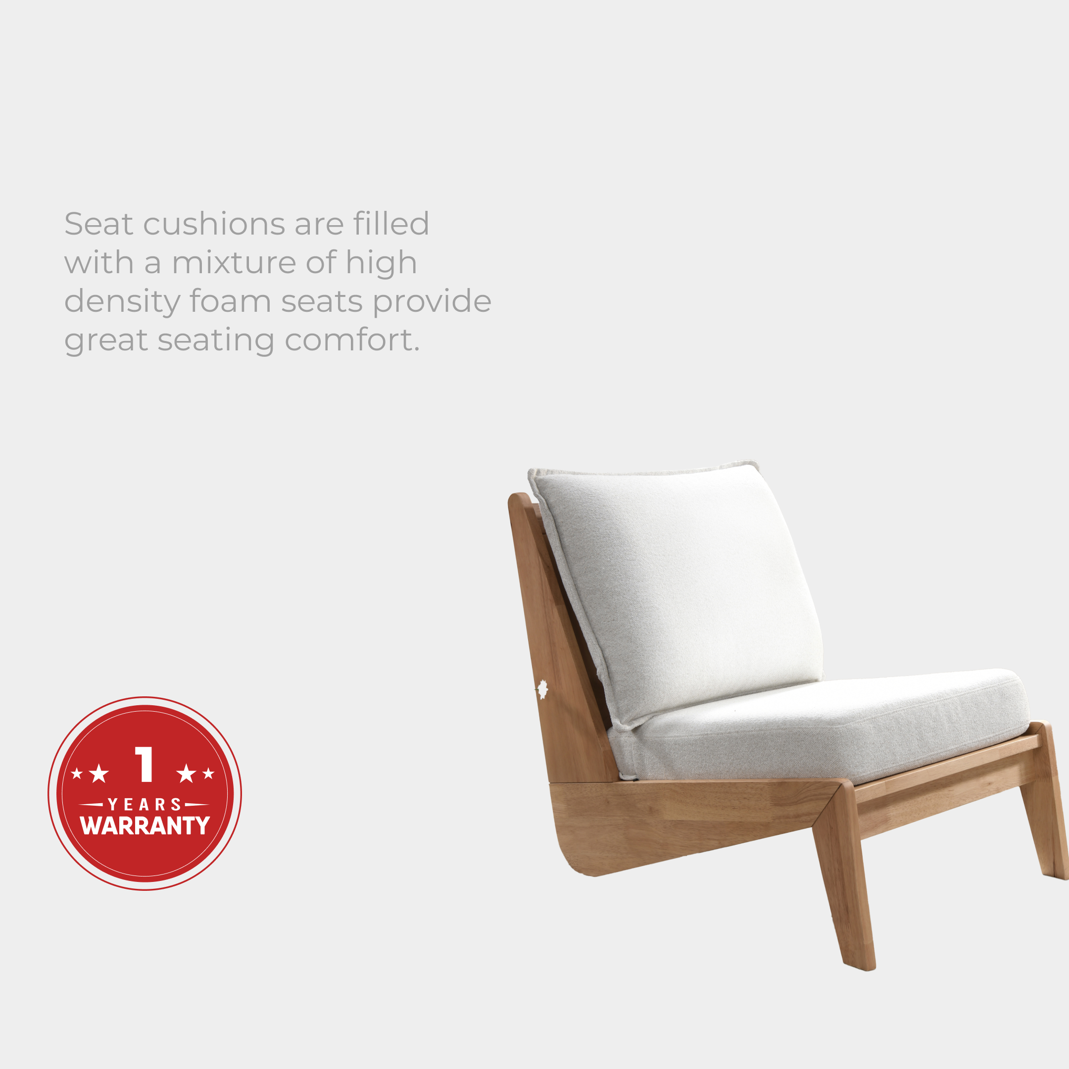 Goodnite Muji Living Set, 1 Seater/ 3 Seater/ 1+3 Seater+Side Table
