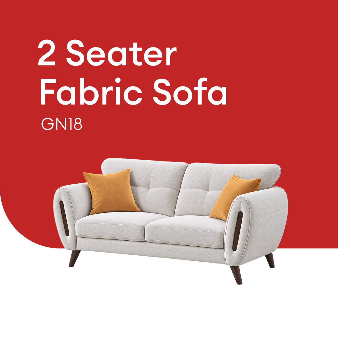 Goodnite Fabric Sofa (GN18), 1 Seater/ 2 Seater/ 3 Seater/ 2+3 Seater, 5 Years Warranty