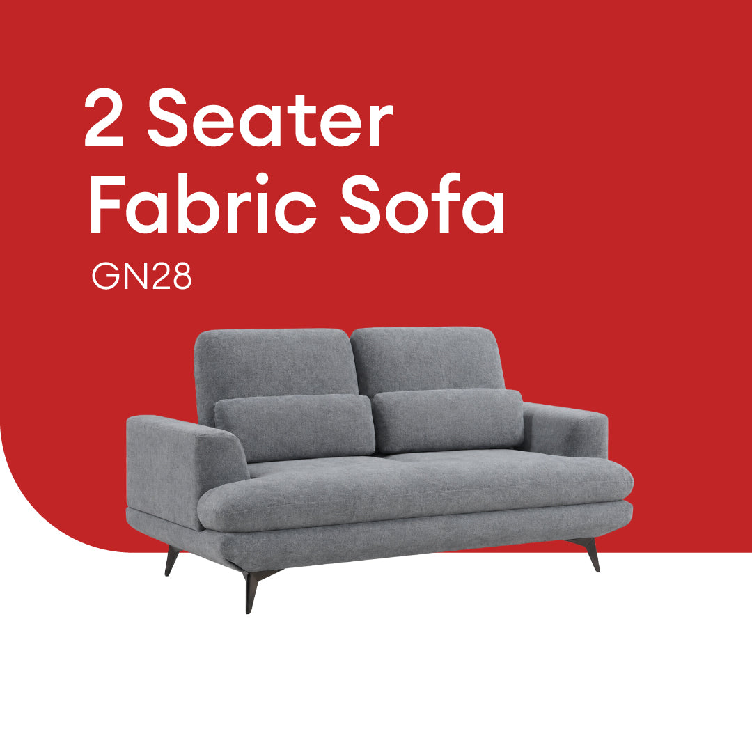 Goodnite L-Shape Fabric Sofa (GN28), 1 Seater/ 2 Seater/ 3 Seater/ L-Shape Sofa / 5 Years Warranty
