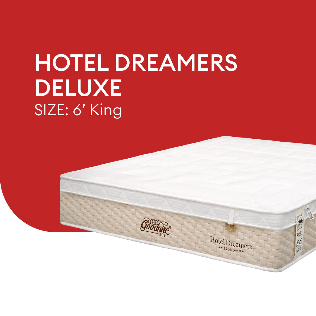 Goodnite Hotel Dreamers Deluxe 5 Zone Pocket Spring Mattress (12Inch) with Single/ Super Single/ Queen/ King