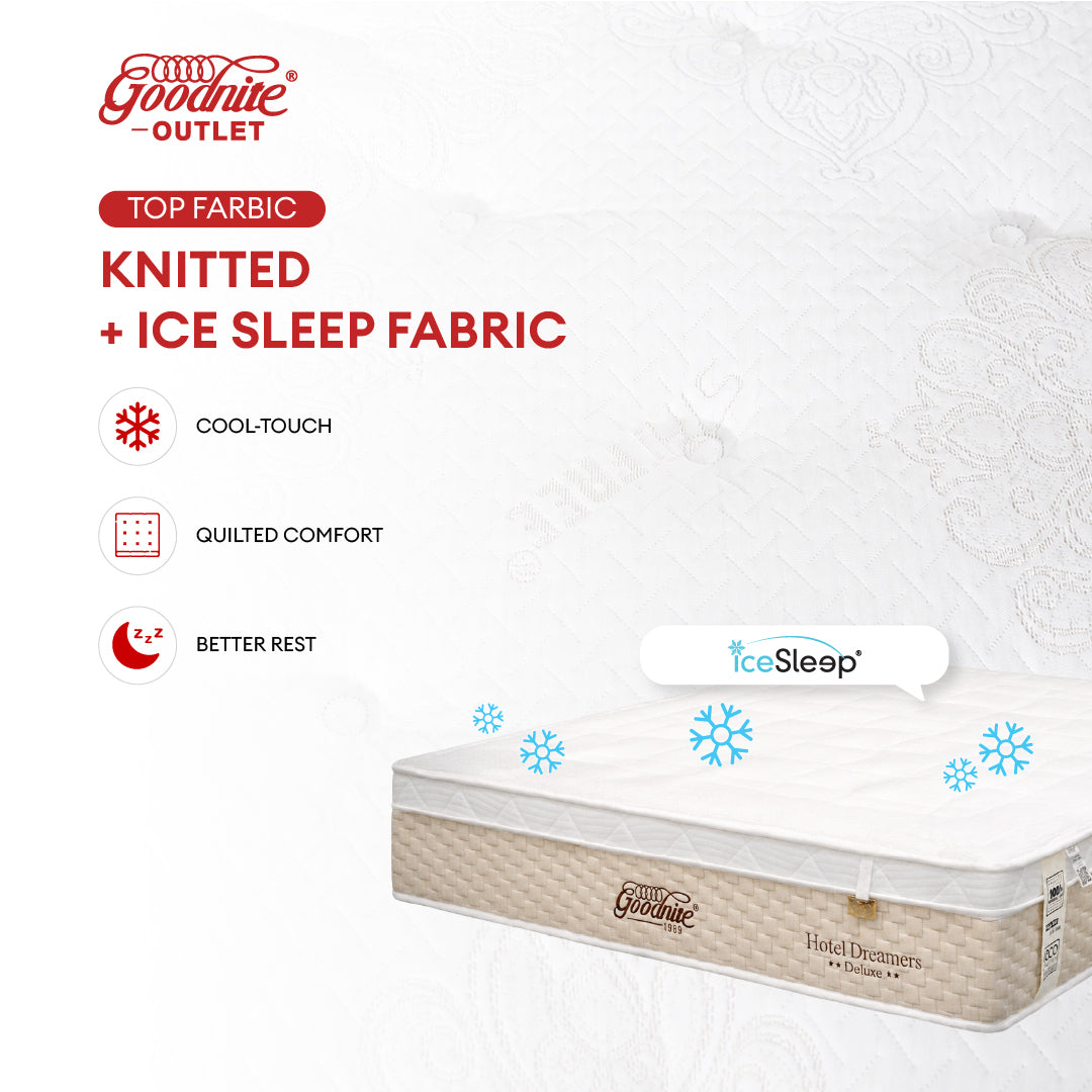 Goodnite Hotel Dreamers Deluxe 5 Zone Pocket Spring Mattress (12Inch) with Single/ Super Single/ Queen/ King