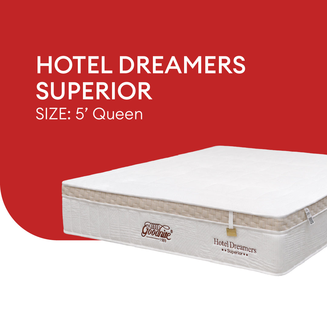 Goodnite Hotel Dreamers Superior 5 Zone Pocket Spring Mattress (10Inch) with Single/ Super Single/ Queen/ King