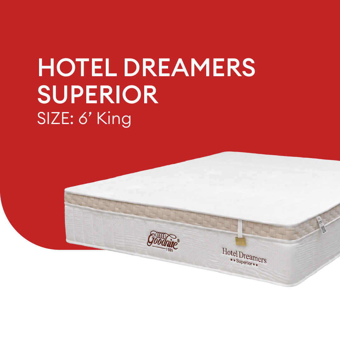 Goodnite Hotel Dreamers Superior 5 Zone Pocket Spring Mattress (10Inch) with Single/ Super Single/ Queen/ King