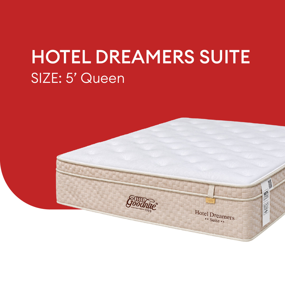 Goodnite Hotel Dreamers Suite 7 Zone Pocket Spring Mattress (14Inch) with Single/ Super Single/ Queen/ King