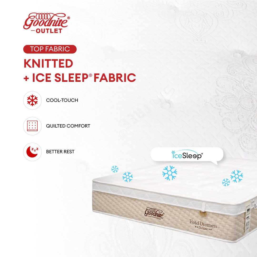 Goodnite Hotel Dreamers Deluxe 5 Zone Pocket Spring Mattress (12Inch) with Single/ Super Single/ Queen/ King