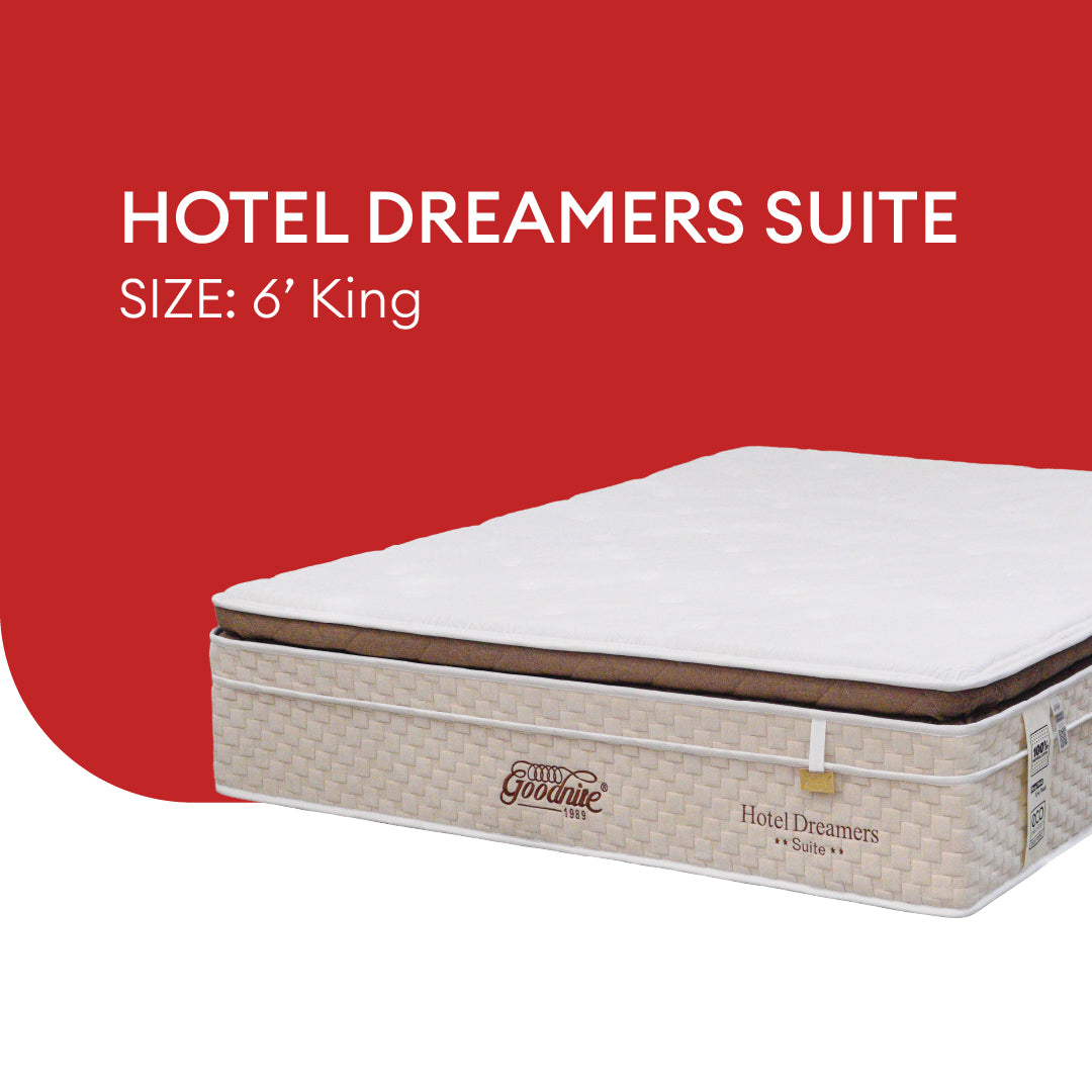 Goodnite Hotel Dreamers Suite 7 Zone Pocket Spring Mattress (14Inch) with Single/ Super Single/ Queen/ King