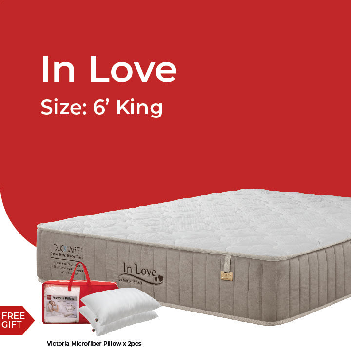 Goodnite In Love 5 Zone Pocket Spring Mattress (11 Inch) with Single/ Super Single/ Queen/ King