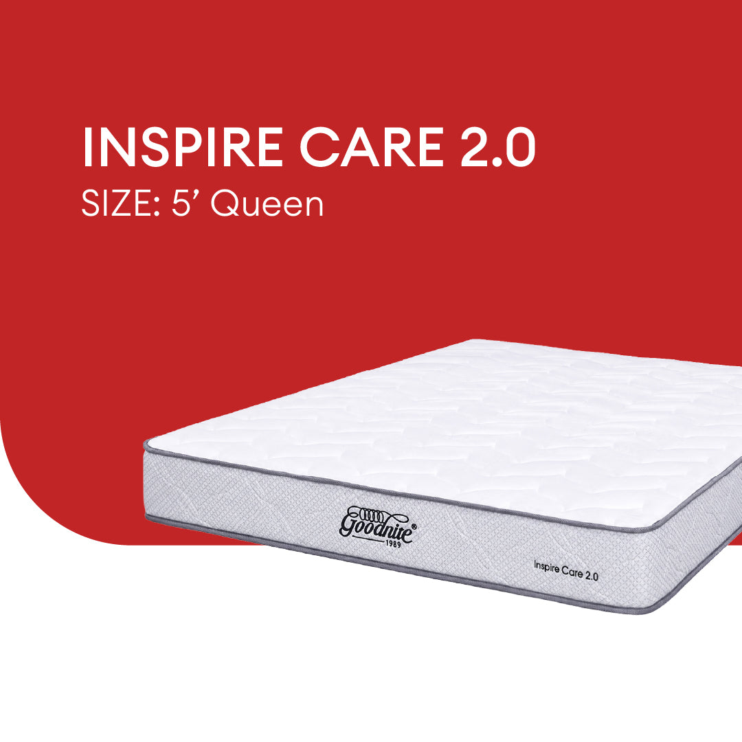 Goodnite Inspire Care 2.0 Rebond Foam Mattress (8 Inch) with Single/ Super Single/ Queen/ King