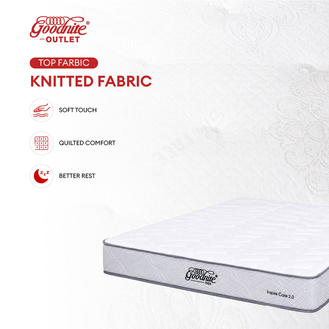 Goodnite Inspire Care 2.0 Rebond Foam Mattress (8 Inch) with Single/ Super Single/ Queen/ King
