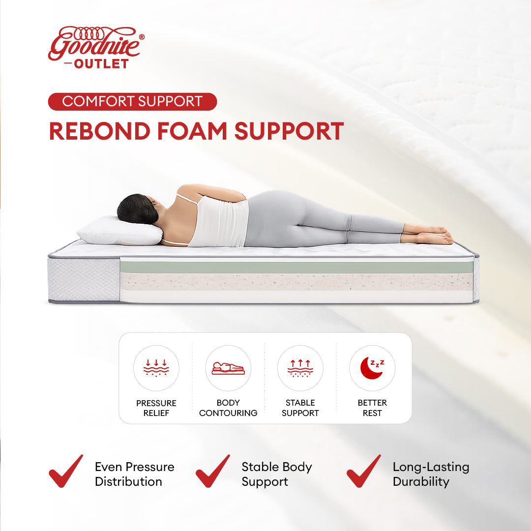 Goodnite Mitaka 2.0 Rebond Foam Mattress (5 Inch/ 8 Inch) with Single/ Super Single/ Queen/ King
