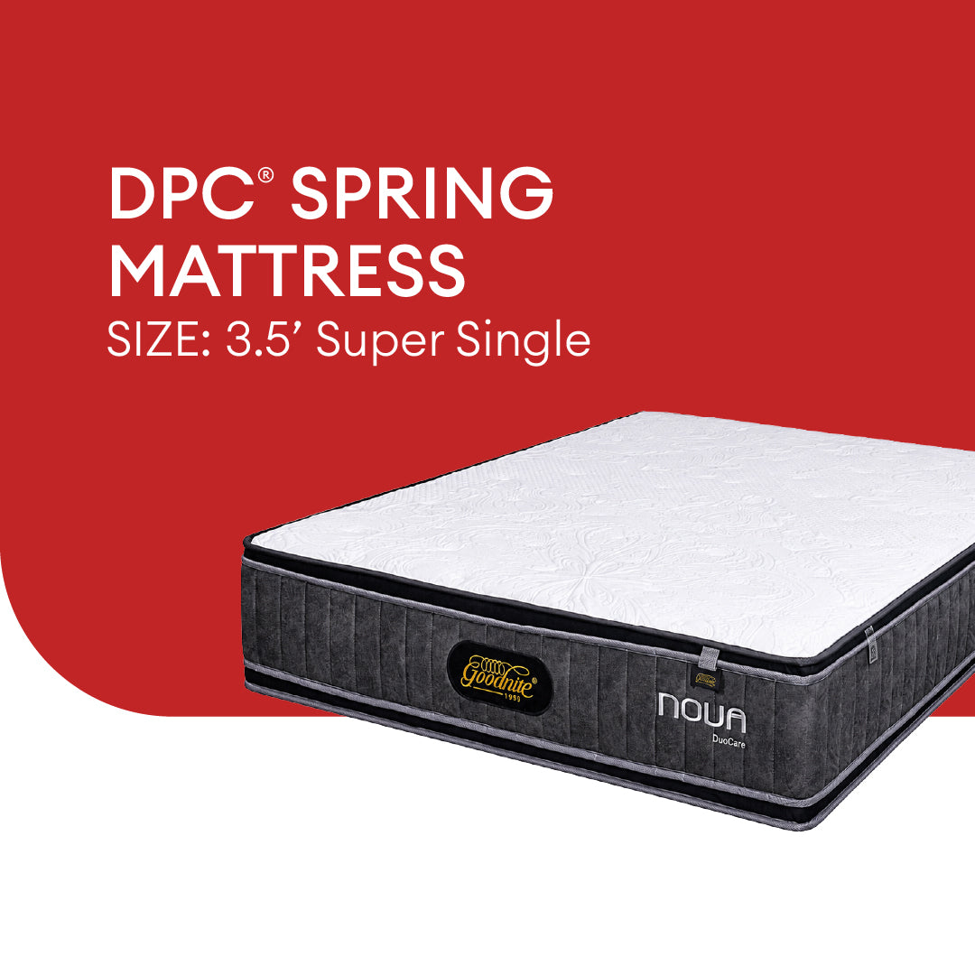 Goodnite Nova DPC Spring Mattress (12.5 Inch) with Single/ Super Single/ Queen/ King