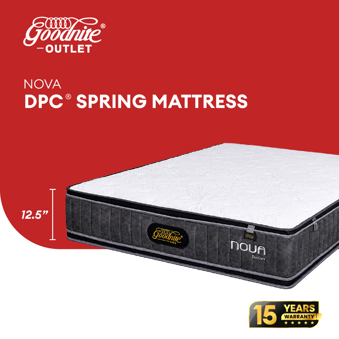 Goodnite Nova DPC Spring Mattress (12.5 Inch) with Single/ Super Single/ Queen/ King